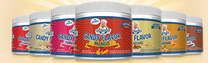 Franky's Bakery Candy Flavor Armaty słodzące w proszku 